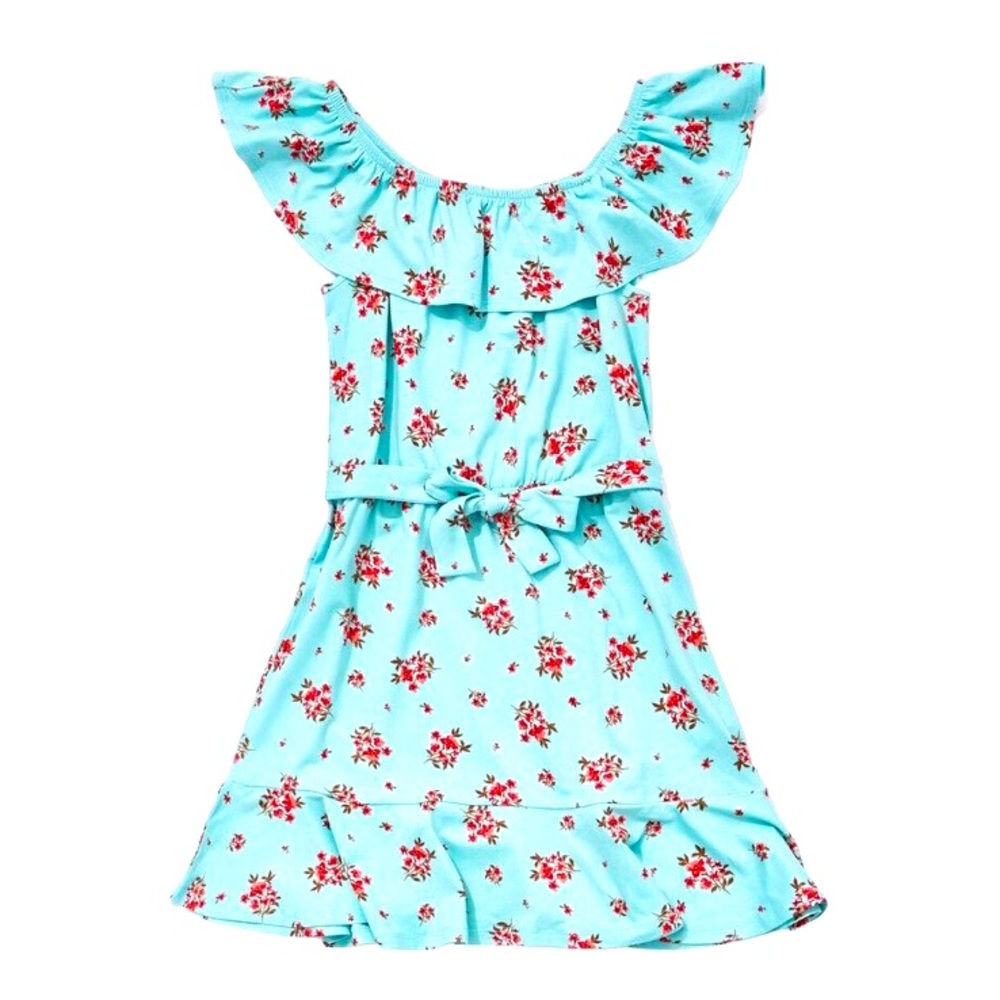 Forever 21 | Big Girls Floral Off-the-Shoulder Dress | Size 13/14 | NWT